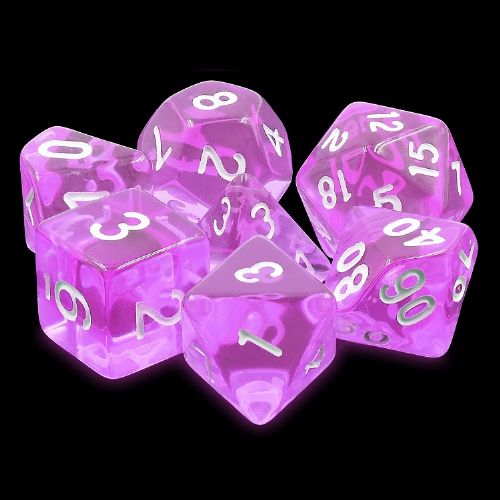 Tyrian Purple LegendDice Gem Dice Set